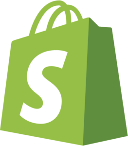 Logo de Shopify pour parler du développement Shopify